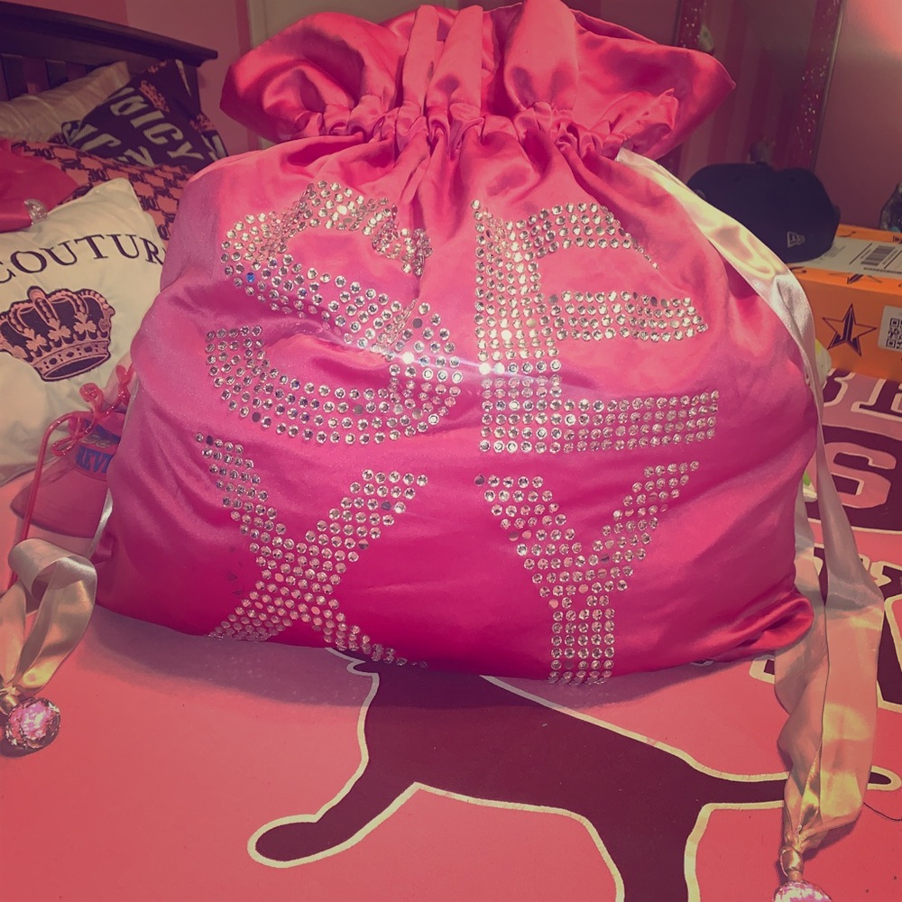 Victoria’s Secret display Santa bag!